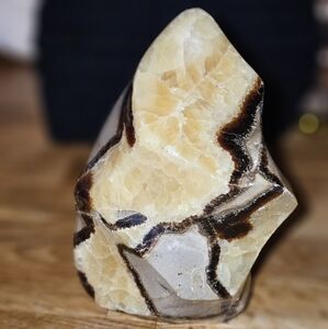 Polished Septarian Flame from Madagascar